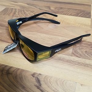Fit over your Glasses Safety Sunglasses yellow Z87